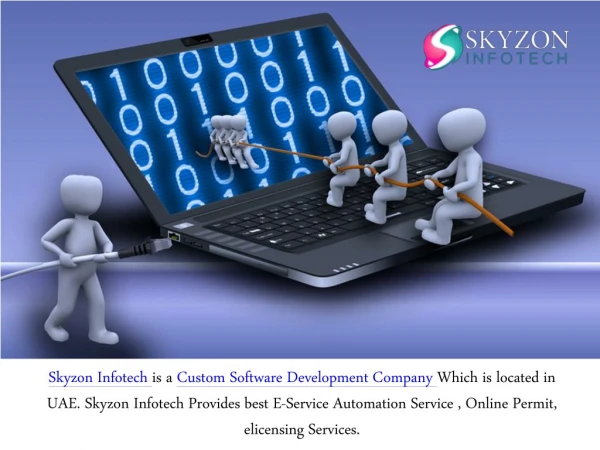 Skyzone Infotech is Custom Software Development Outsourcing