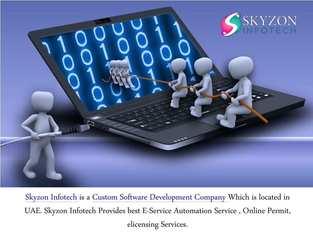 skyzon infotech is a custom software development