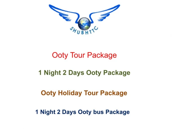 ooty tour package