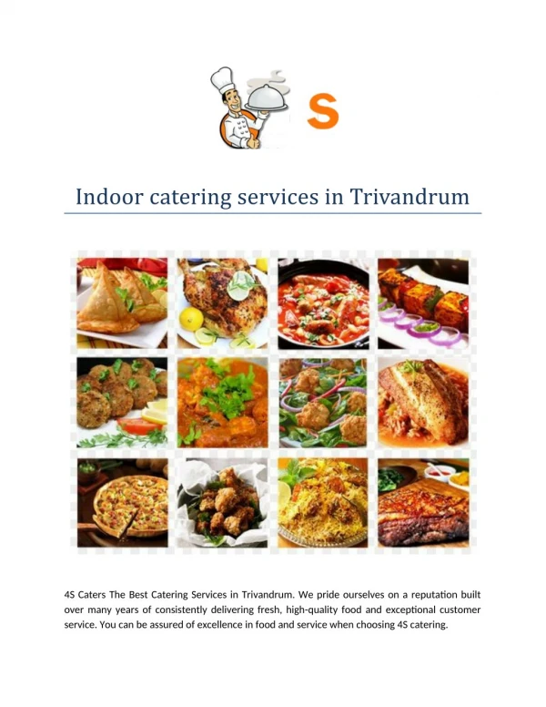 Indoor catering services in Trivandrum