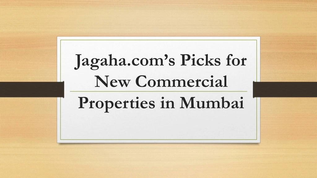 jagaha com s picks for new commercial properties