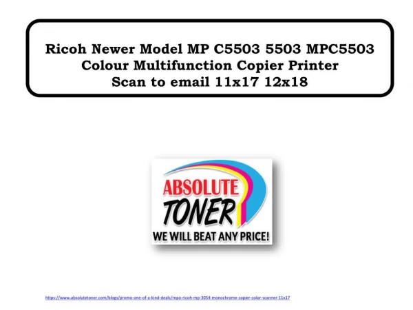 Ricoh Newer Model MP C5503 5503 MPC5503 Colour Multifunction Copier Printer