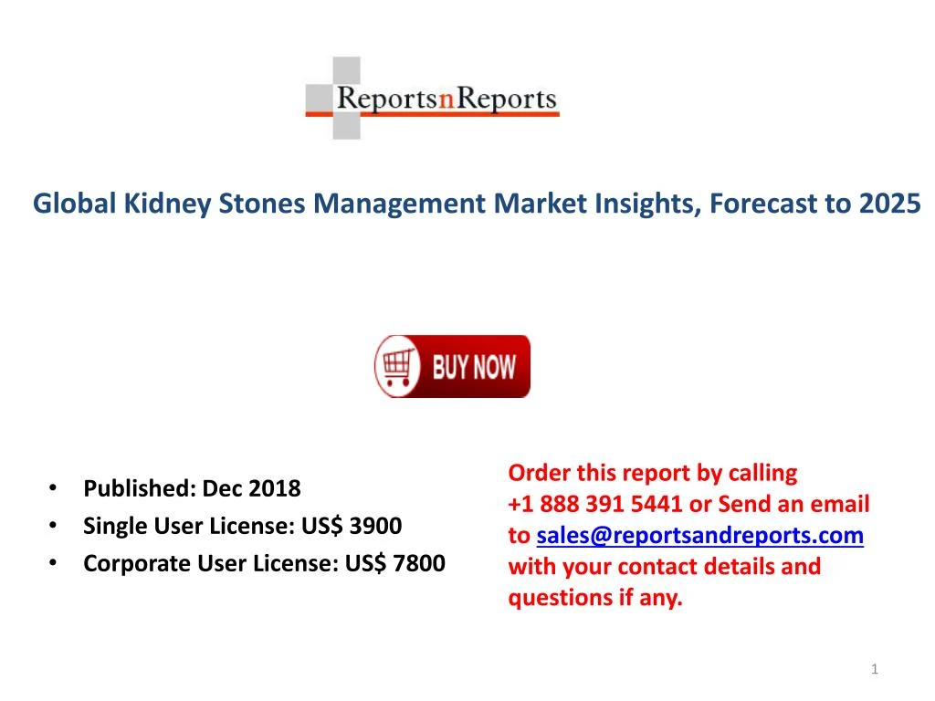 global kidney stones management market insights