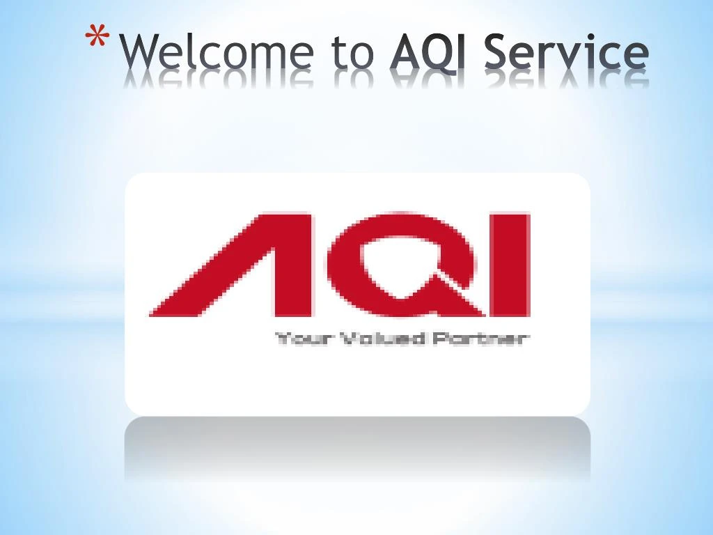 welcome to aqi service