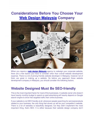 Things to Consider Before Create Your Website - slide 1