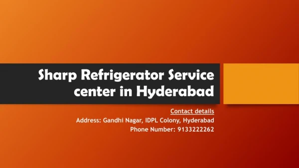 Sharp Refrigerator Service center in Hyderabad