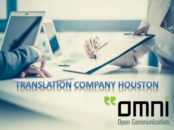 Translation Company Houston - Omni Intercommunications