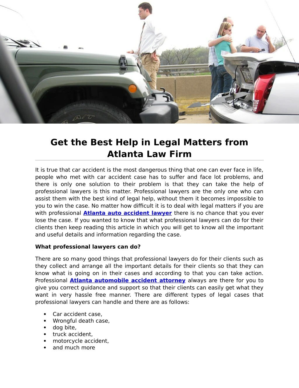 get the best help in legal matters from atlanta