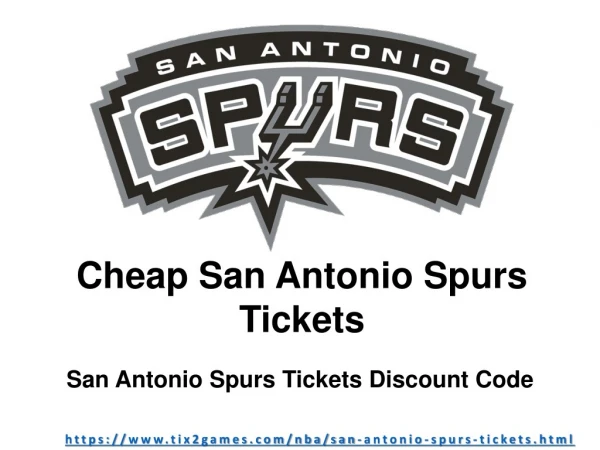 San Antonio Spurs Tickets Discount Code