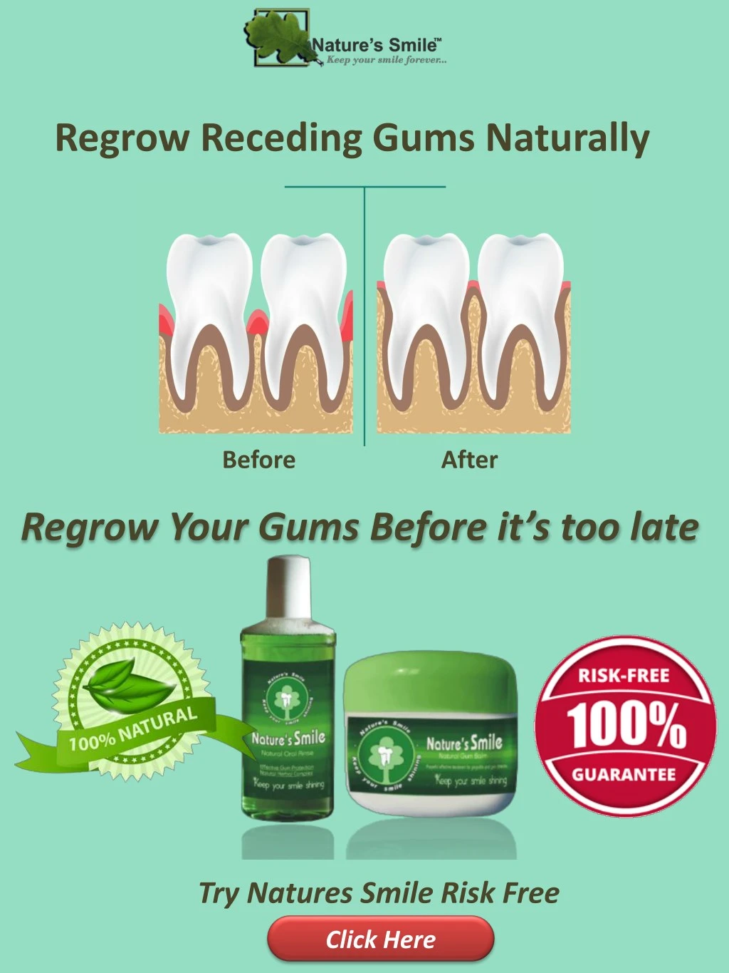 regrow receding gums naturally