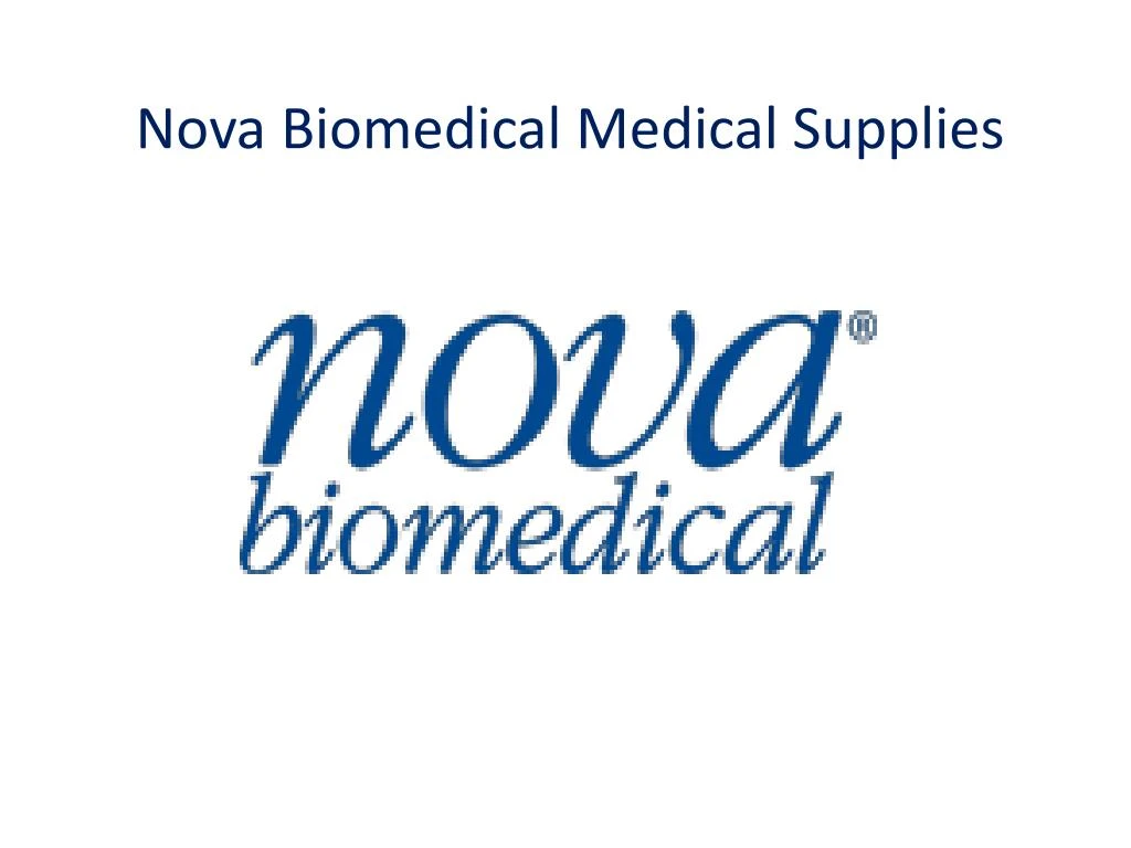 nova biomedical medical supplies