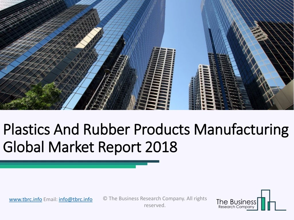 plastics and rubber products manufacturing