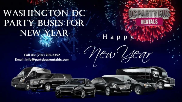DC Party Bus Rental for New Year Eve