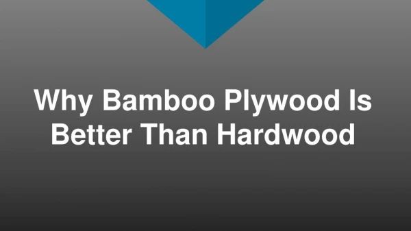 Why Bamboo Plywood Is Better Than Hardwood