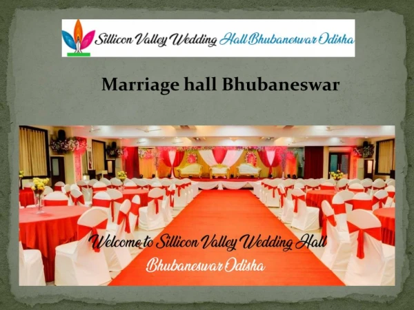 Party hall in Bhubaneswar