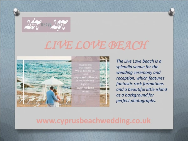 Venue for Amazing Beach Weddings in Paphos