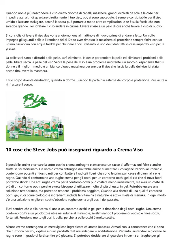 What Not To Do In The Crema Rilastil Viso Opinioni Industry