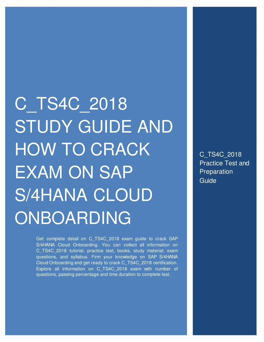 c ts4c 2018 study guide and how to crack exam