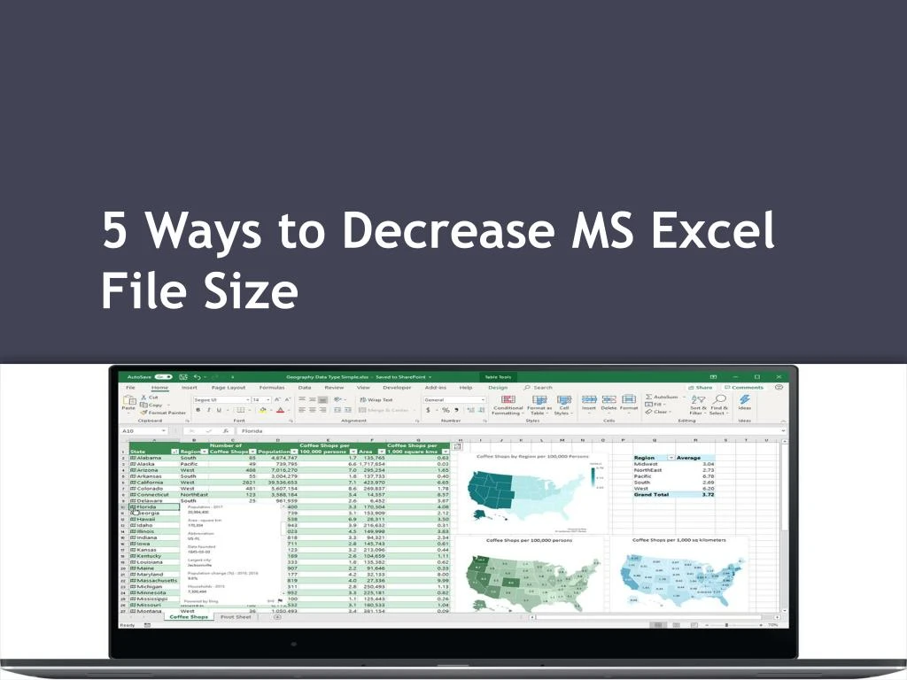 5 ways to decrease ms excel file size