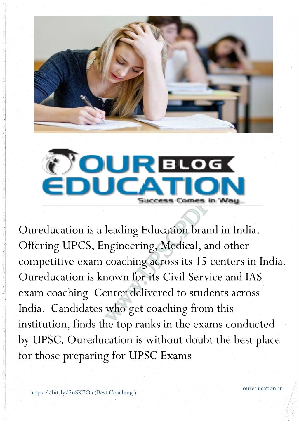 oureducation is a leading education brand