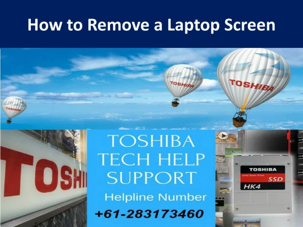 How to Remove a Laptop Screen