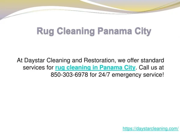 Rug Cleaning Panama City