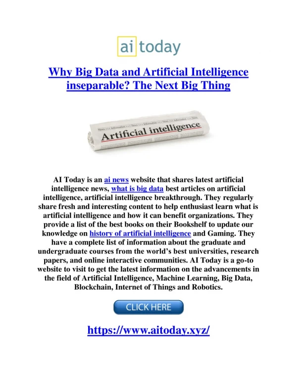 History of artificial intelligence