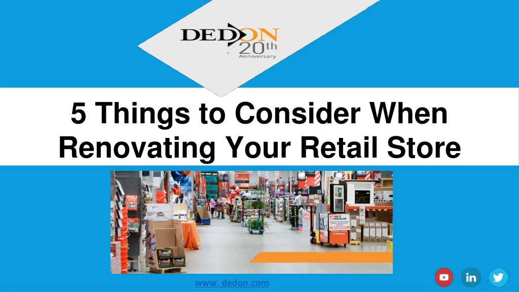 5 things to consider when renovating your retail