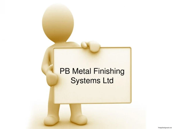 PB Metal Finishing Systems Ltd