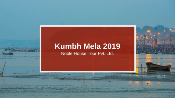 Allahabad Kumbh Mela 2019