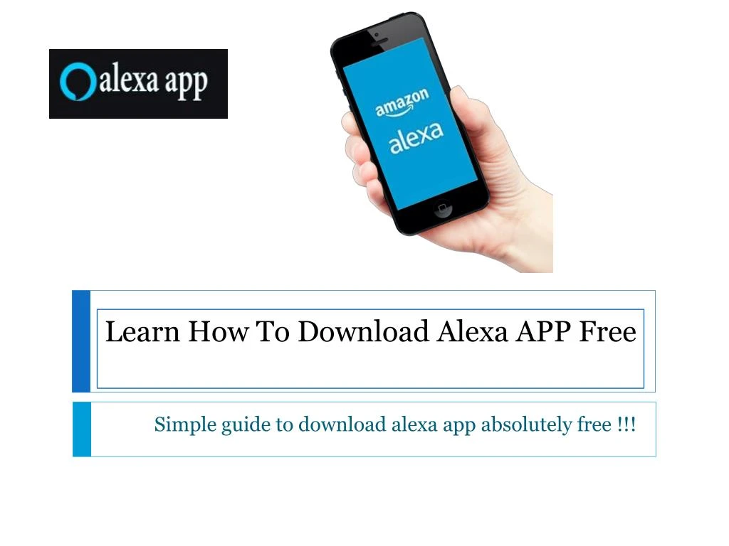 learn how to download alexa app free