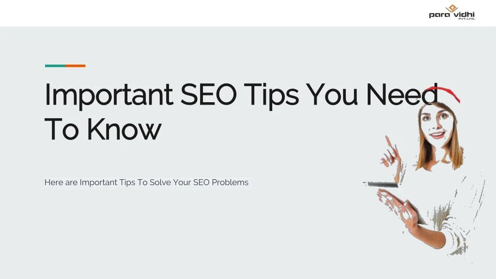 important seo tips you need to know