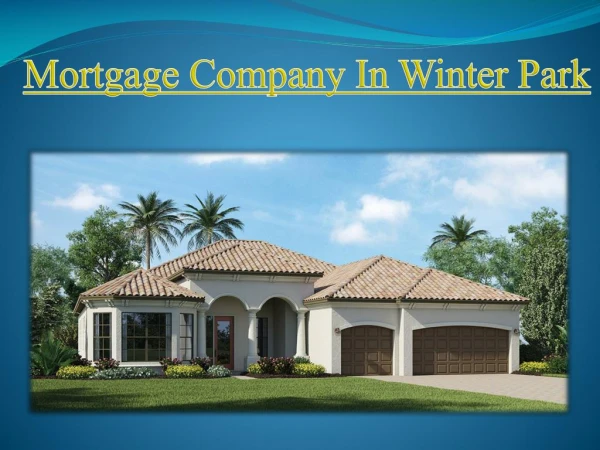 Hire Trustworthy Mortgage Company In Winter Park & Maitland | Clifton Mortgage