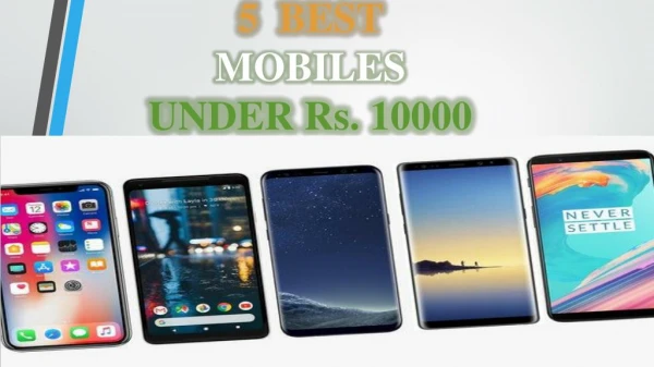 Top 5 mobile under 10000 January 2019