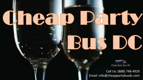 cheap party bus dc