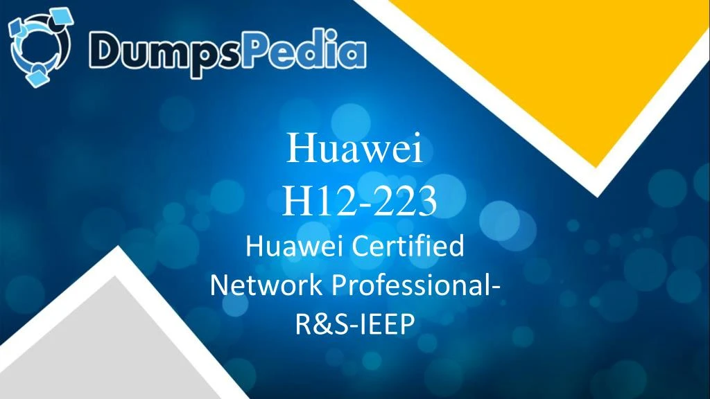 huawei h12 223 huawei certified network