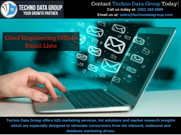 Chief Engineering Officer Email Lists | CEO Mailing Lists | CEO Email Database