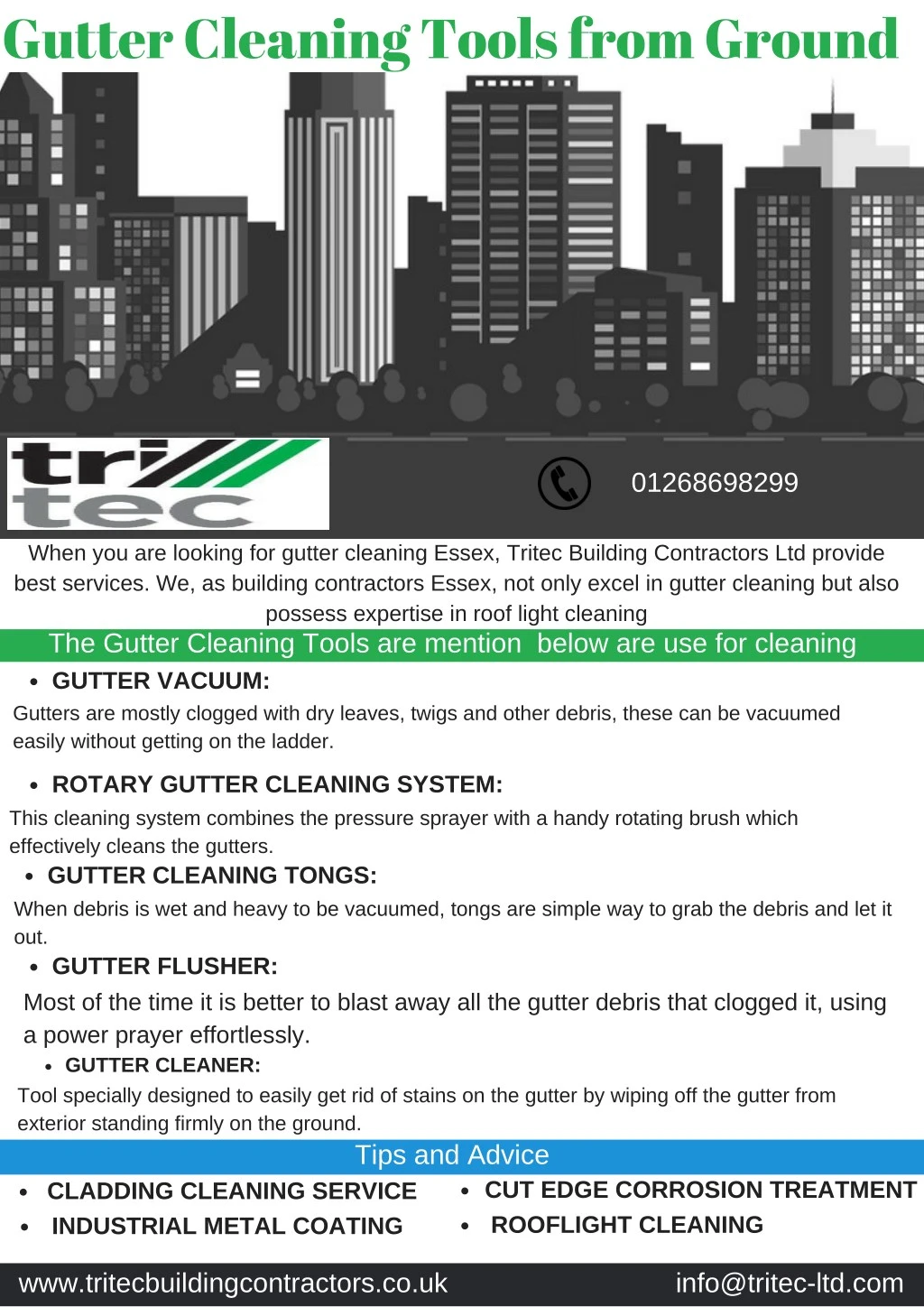 gutter cleaning tools from ground