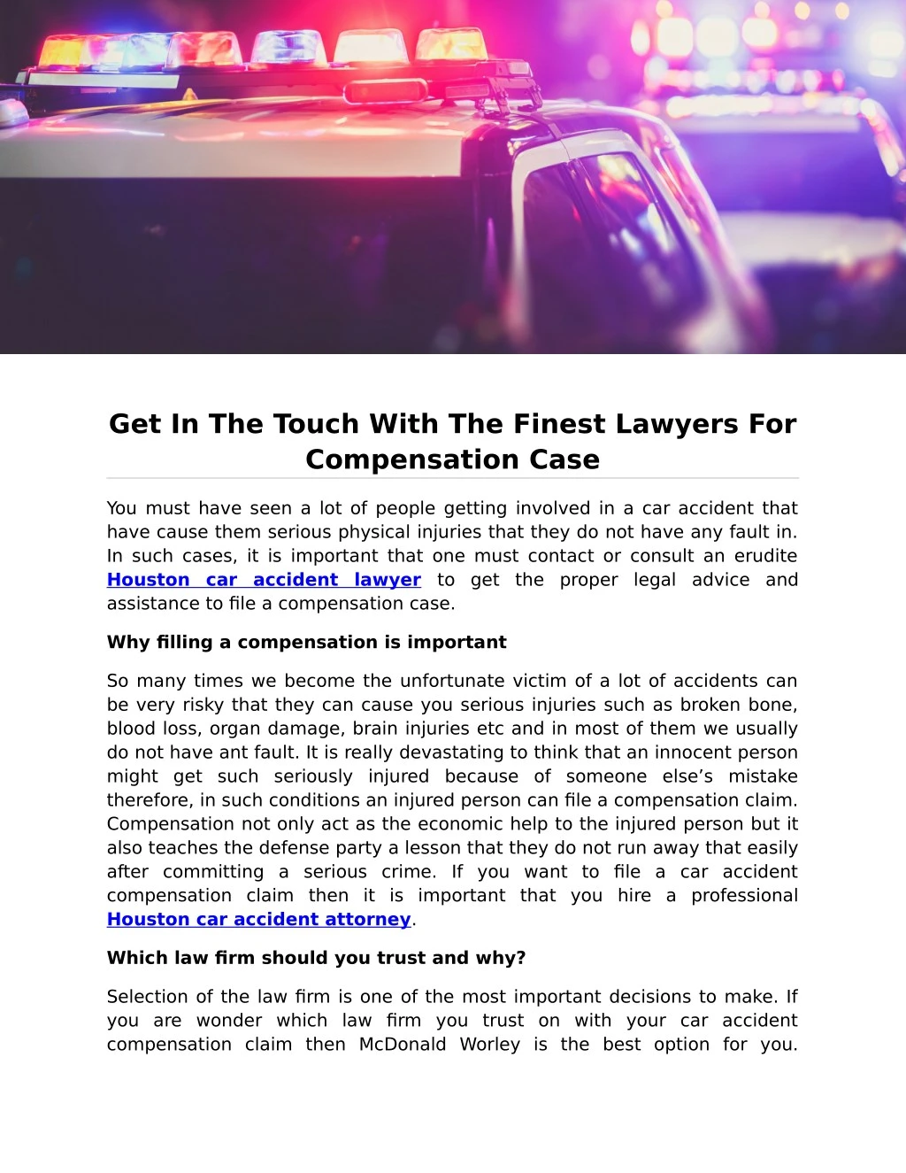 get in the touch with the finest lawyers