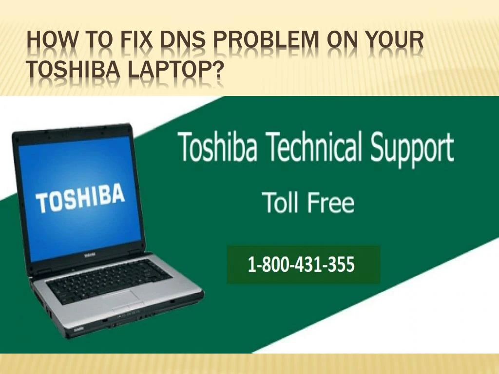 how to fix dns problem on your toshiba laptop