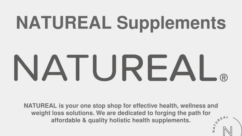 natureal supplements