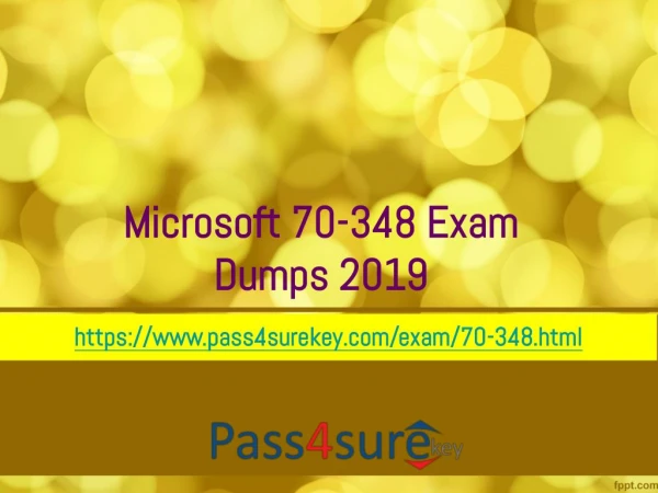 Microsoft 70-348 exam