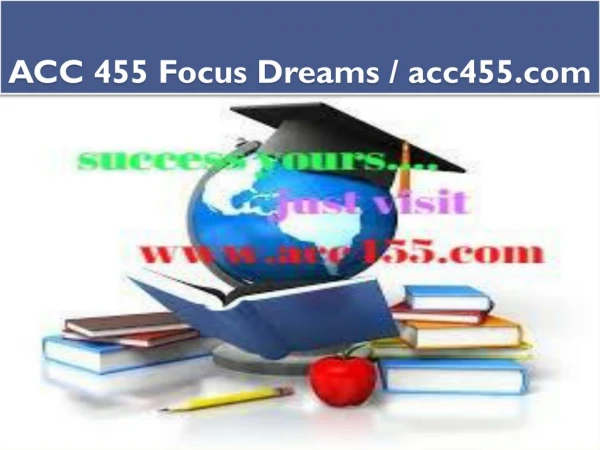 ACC 455 Focus Dreams / acc455.com