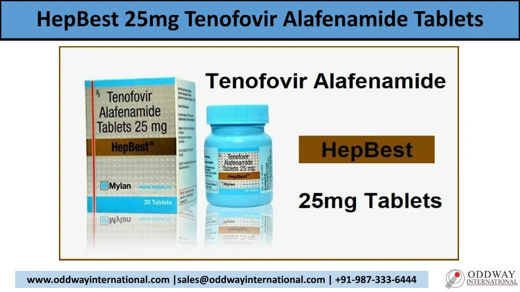hepbest 25mg tenofovir alafenamide tablets