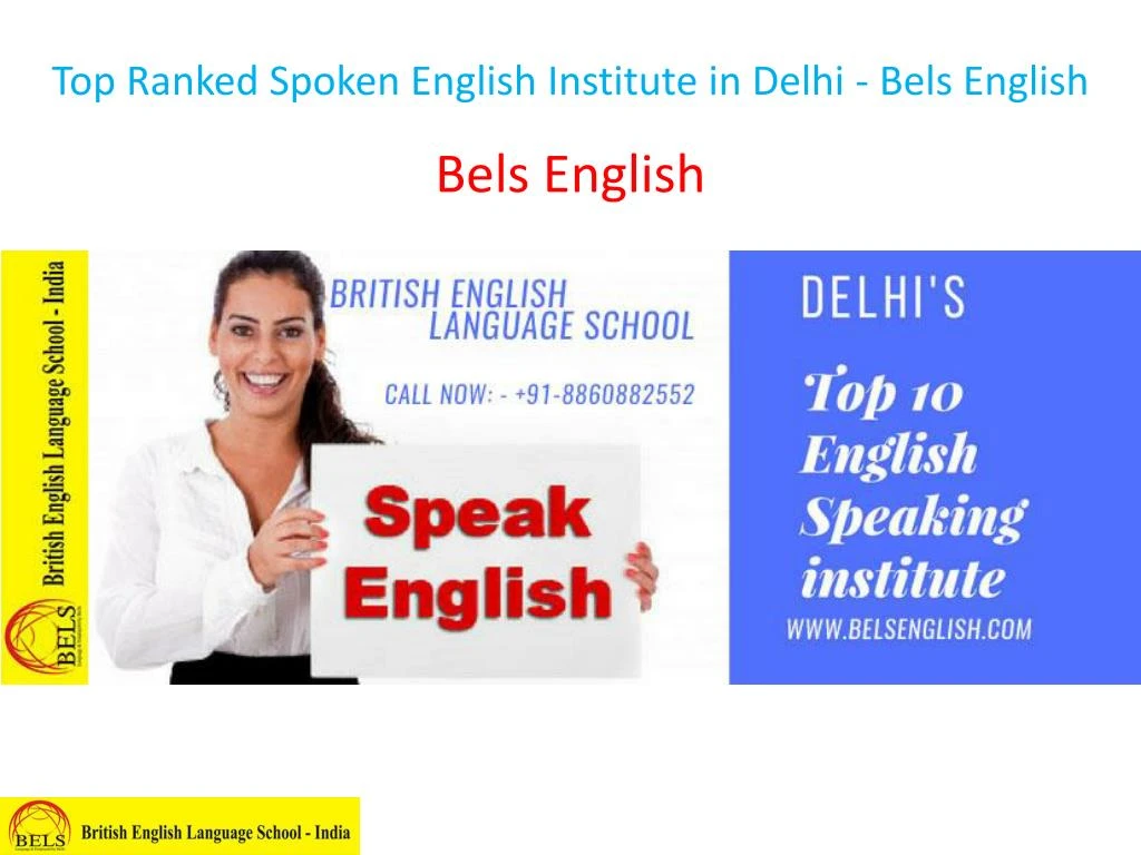 top ranked spoken english institute in delhi bels