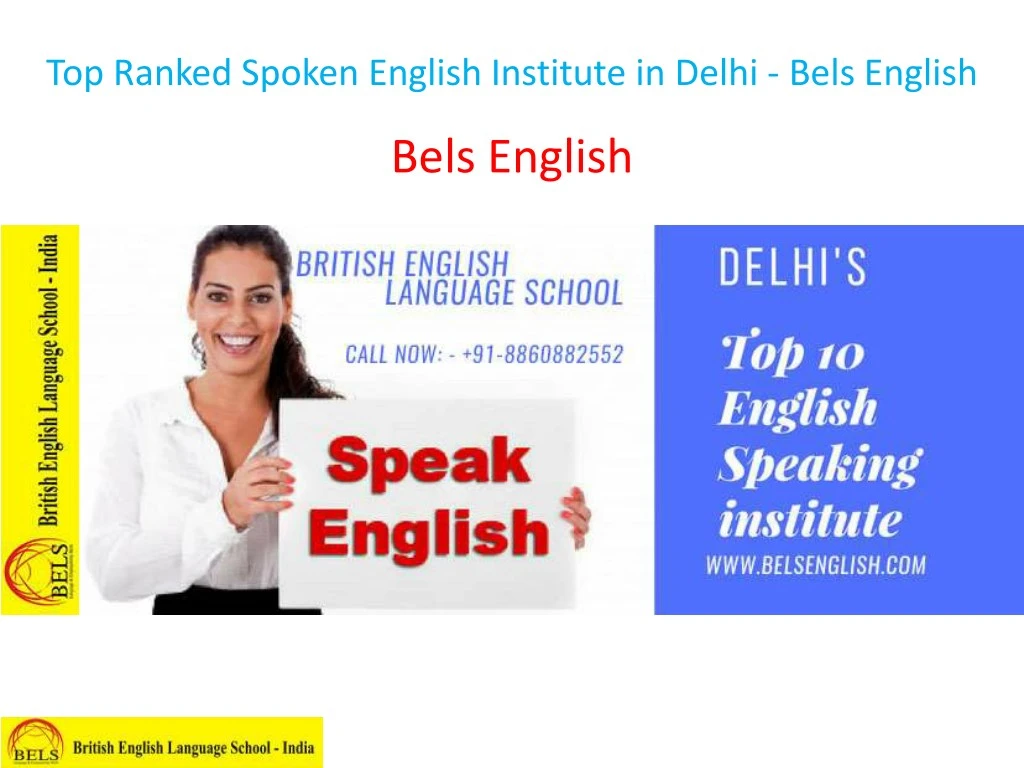 top ranked spoken english institute in delhi bels