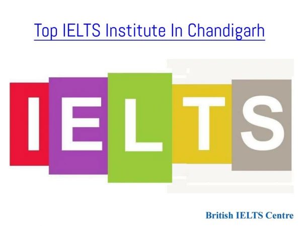 Top IELTS Institute In Chandigarh