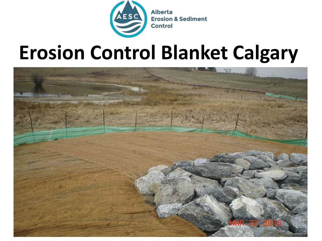 erosion control blanket calgary