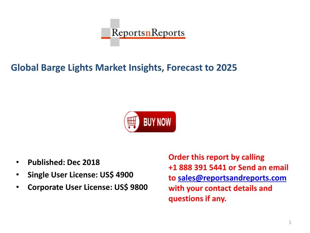 global barge lights market insights forecast