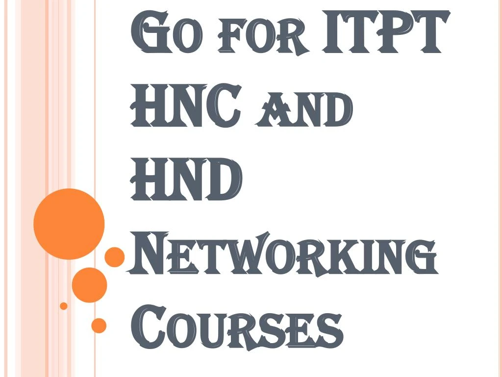 go for itpt hnc and hnd networking courses